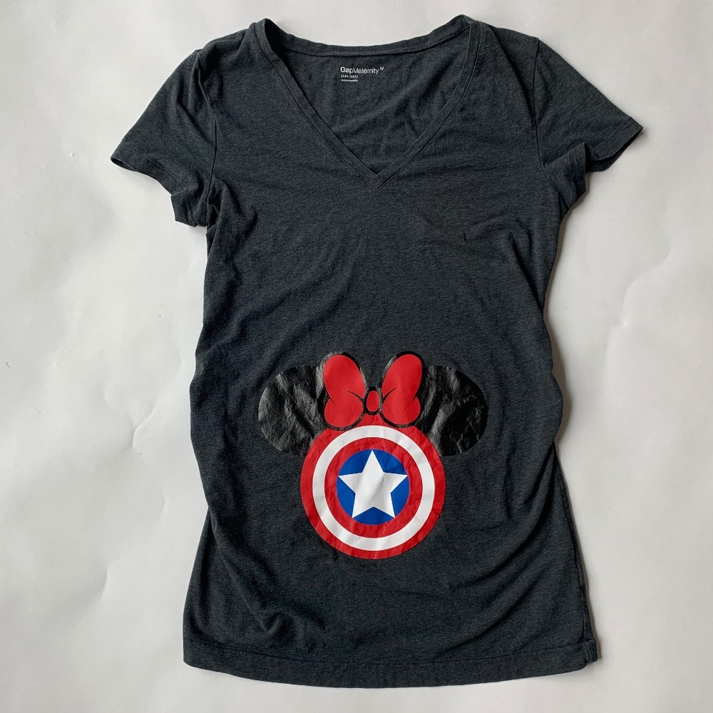 Captain America Maternity Shirt